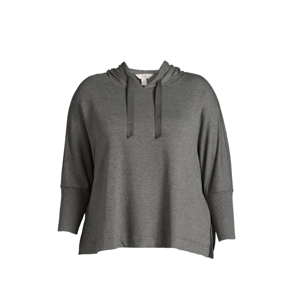 Terra & Sky Women's NWT Plus Size Relaxed Fit Long Sleeve Pullover Hoodie 842